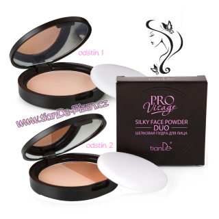 Sametový pleťový pudr Duo tianDe (10b)